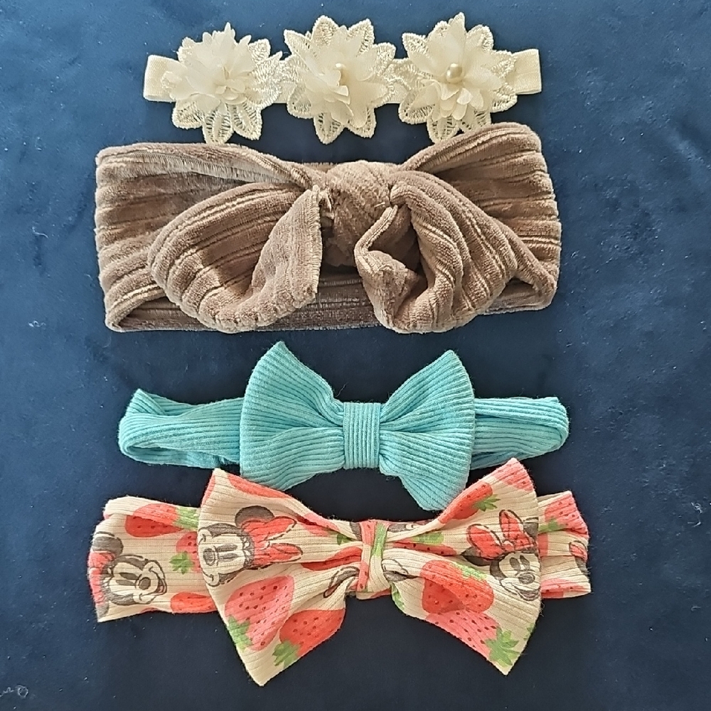 Kids Bow Headband Set